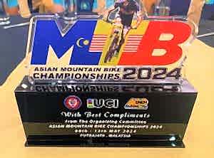 The Kazakhstan mountain bike team won a bronze medal at the Asian Championships